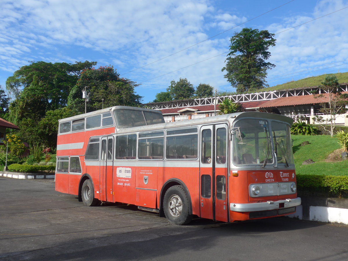 (211'703) - Ulrich, Nuevo Arenal - FBW/Vetter-R&J Anderthalbdecker (ex Wespe, CH-Altsttten; ex AFA Adelboden/CH Nr. 6) am 19. November 2019 in Nuevo Arenal, Los Hroes