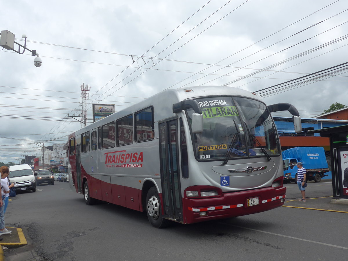 (211'810) - Transpisa, Quesada - 5391 - Daewoo am 20. November 2019 in La Fortuna