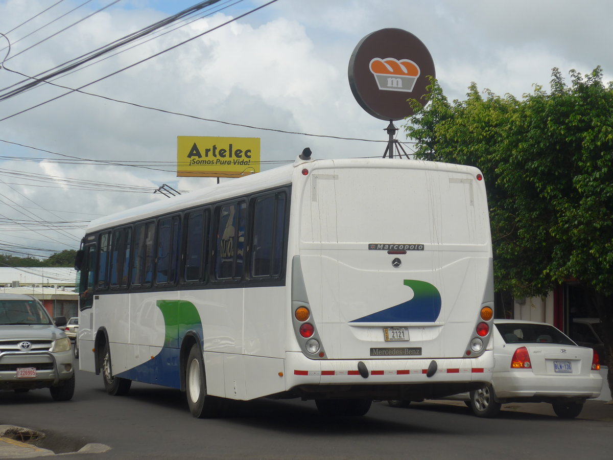 (211'877) - ??? - 2121 - Mercedes/Marcopolo am 21. November 2019 in La Cruz