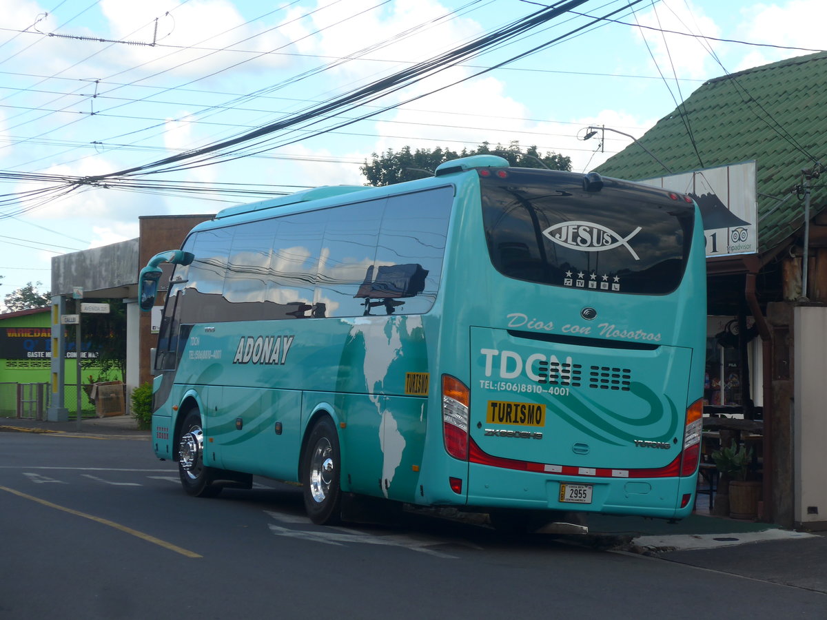 (212'243) - TDCN - 2955 - Yutong am 23. November 2019 in La Fortuna