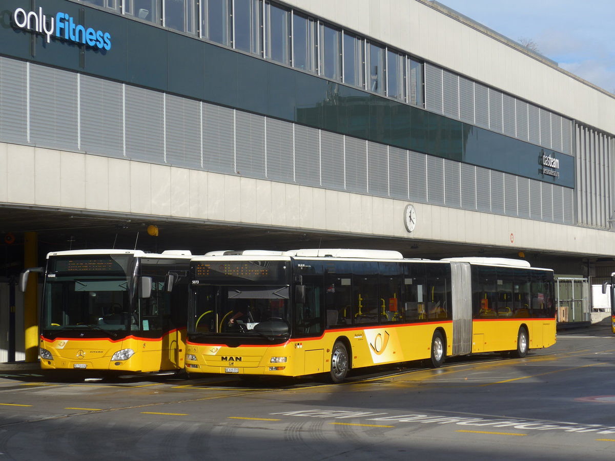 (212'954) - PostAuto Bern - Nr. 667/BE 615'372 - MAN am 14. Dezember 2019 in Bern, Postautostation