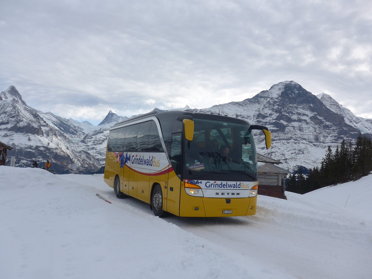 (213'168) - Grindelwaldbus, Grindelwald - Nr. 29/BE 47'910 - Setra am 26. Dezember 2019 auf der Bussalp