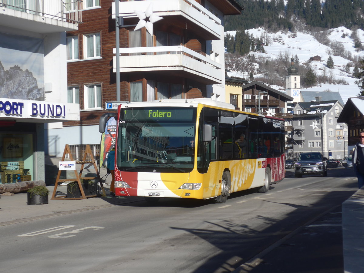 (213'270) - Stuppan, Flims - GR 161'660 - Mercedes am 1. Januar 2020 in Flims, Bergbahnen