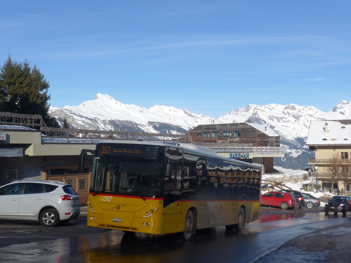 (213'349) - Lathion, Sion - Nr. 15/VS 202'870 - Volvo am 4. Januar 2020 in Haute-Nendaz, Route de la Tlcabine