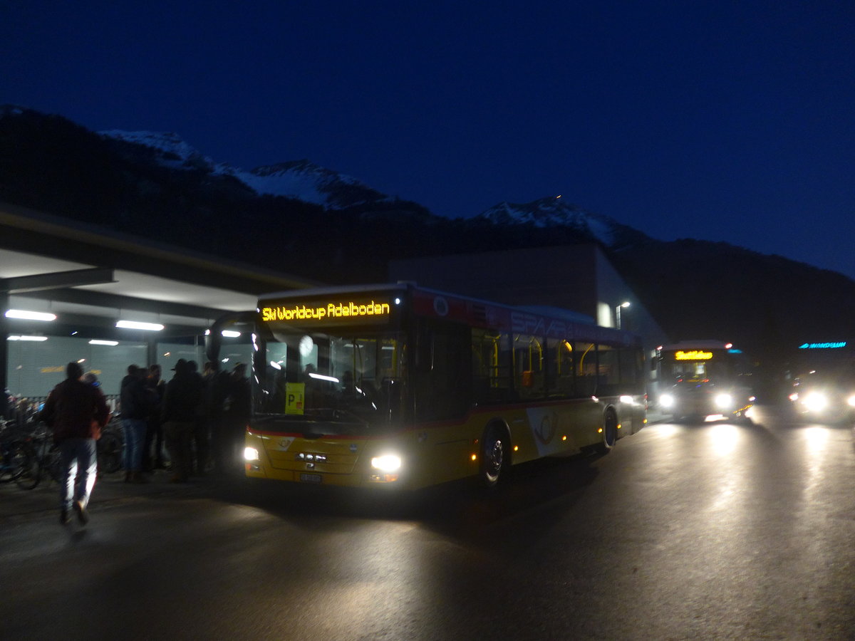 (213'445) - Wyss, Boningen - Nr. 48/SO 108'085 - MAN am 11. Januar 2020 beim Bahnhof Frutigen