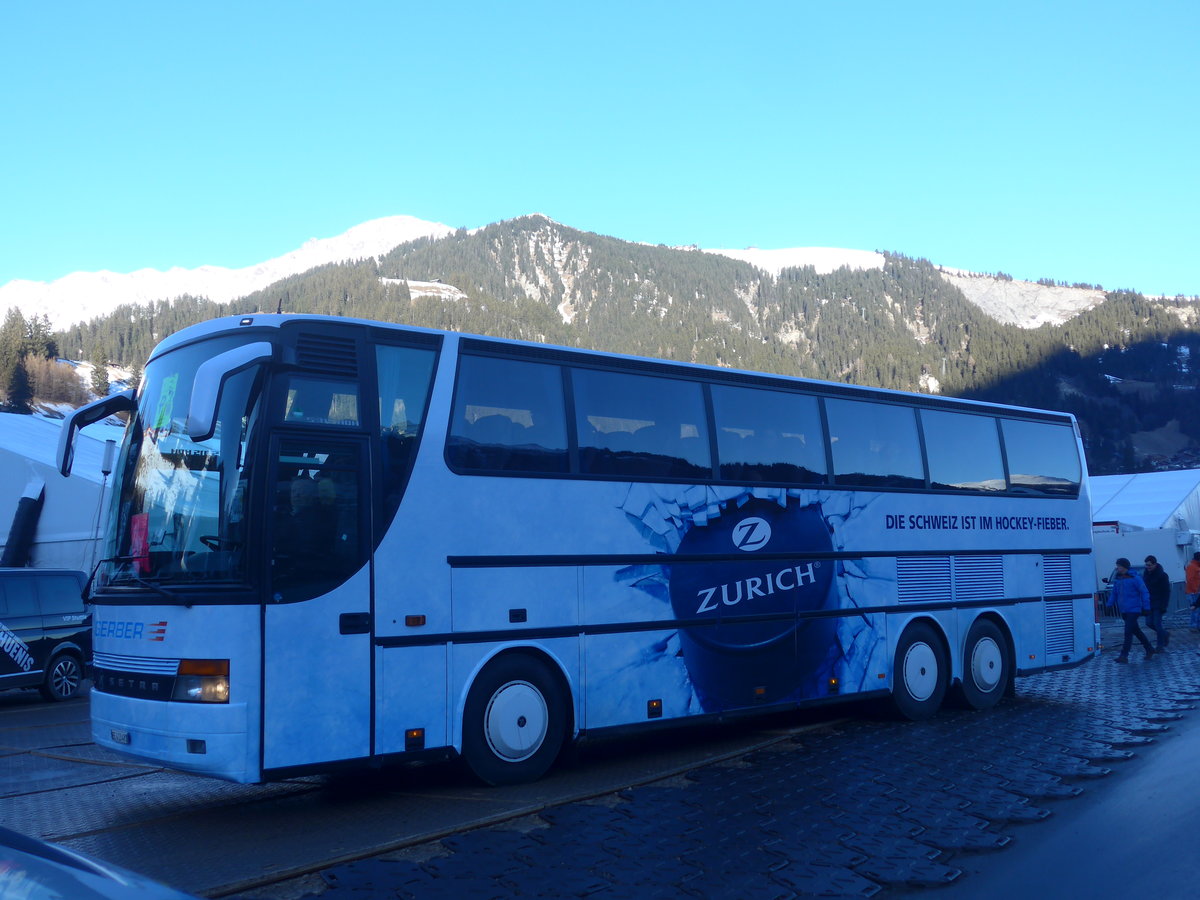 (213'559) - Gerber, Roggwil - BE 413'481 - Setra (ex Nr. 5) am 11. Januar 2020 in Adelboden, Weltcup