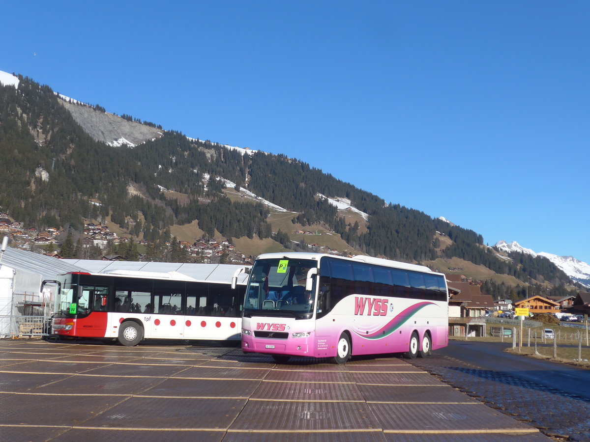 (213'581) - Wyss, Boningen - Nr. 42/SO 21'267 - Volvo am 11. Januar 2020 in Adelboden, Weltcup