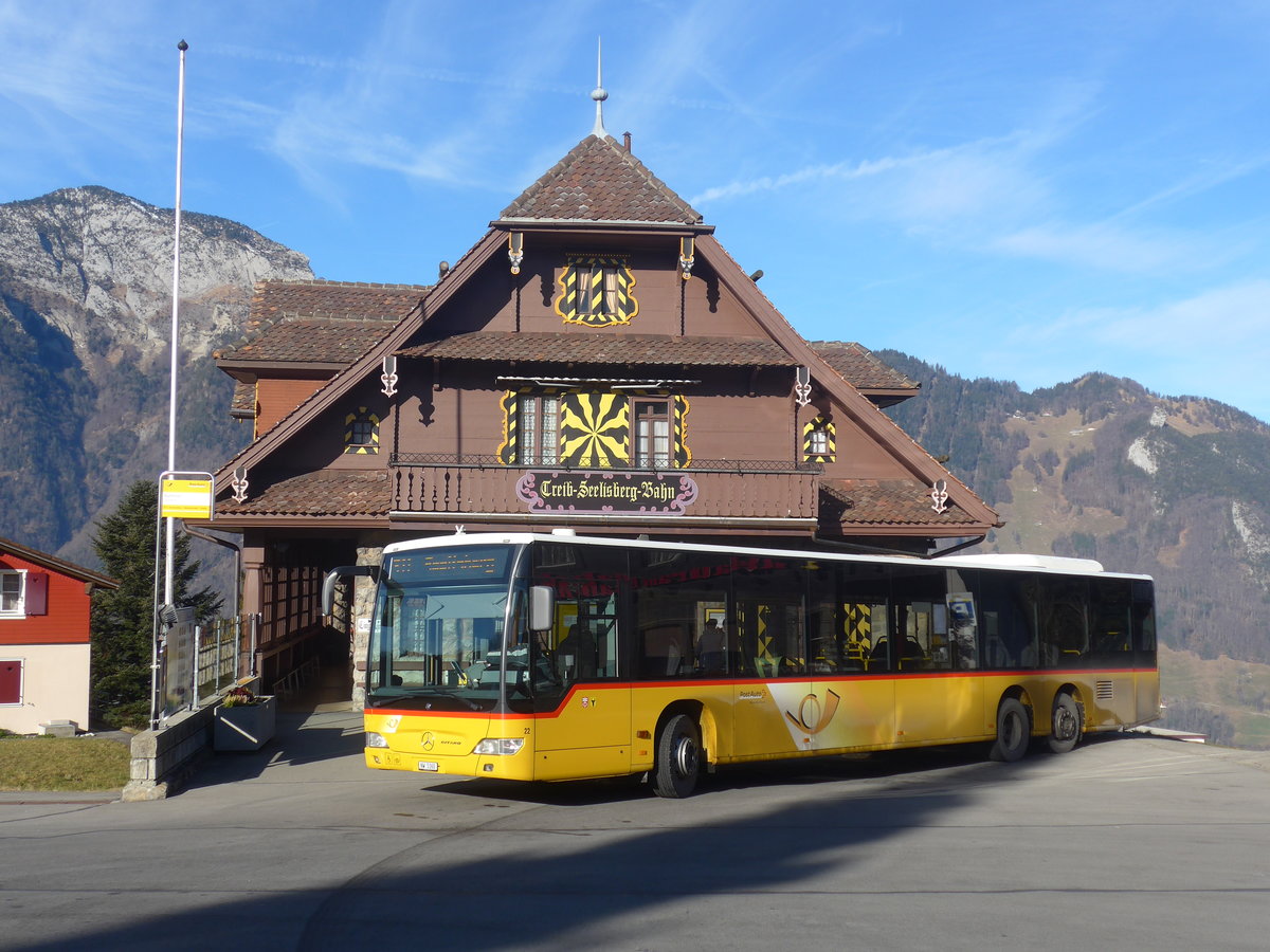 (213'786) - Thepra, Stans - Nr. 22/NW 5160 - Mercedes am 12. Januar 2020 beim Bahnhof Seelisberg