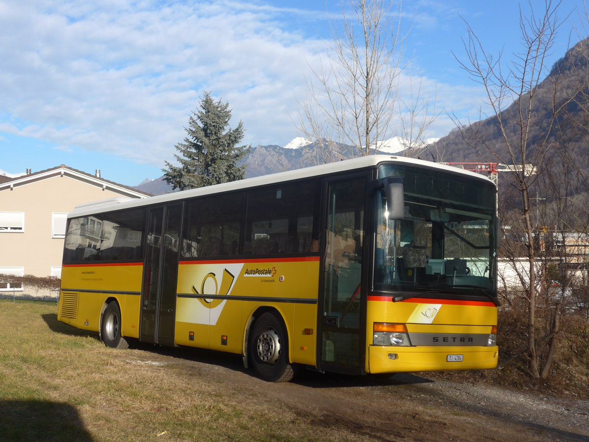 (213'833) - ATV, Rivera - Nr. 4/TI 4784 - Setra am 18. Januar 2020 in Rivera, Garage