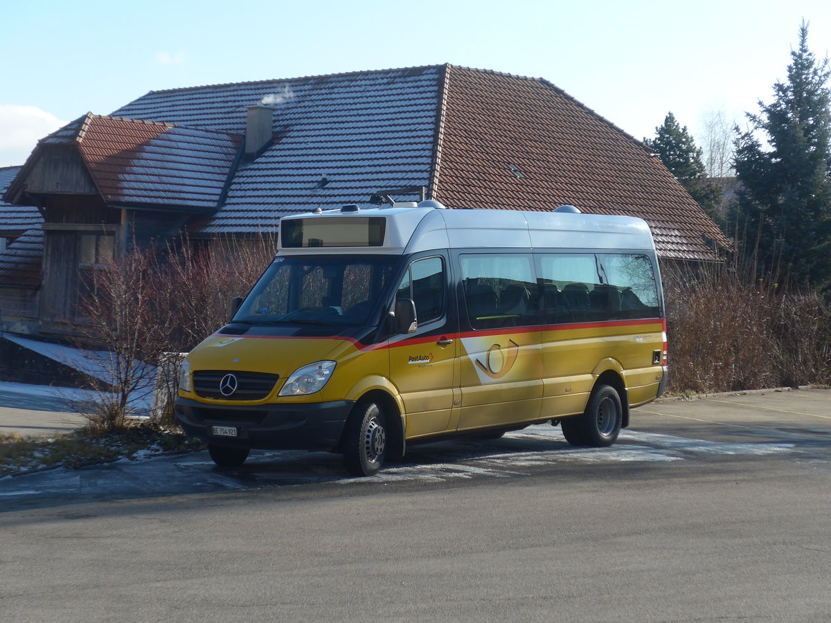 (213'962) - Engeloch, Riggisberg - Nr. 17/BE 704'921 - Mercedes (ex Heiniger, Riffenmatt) am 20. Januar 2020 in Riggisberg, Garage