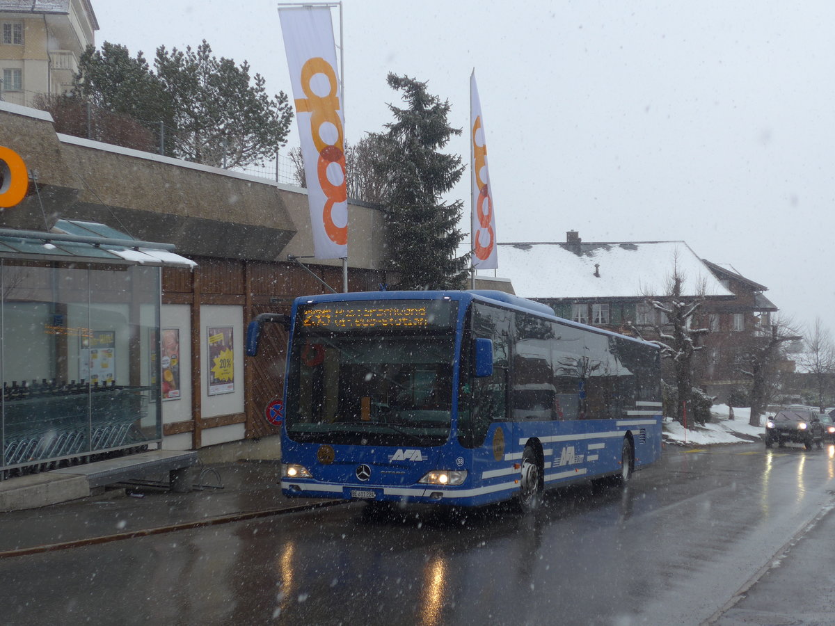 (214'540) - AFA Adelboden - Nr. 58/BE 611'224 - Mercedes am 19. Februar 2020 in Adelboden, Landstrasse