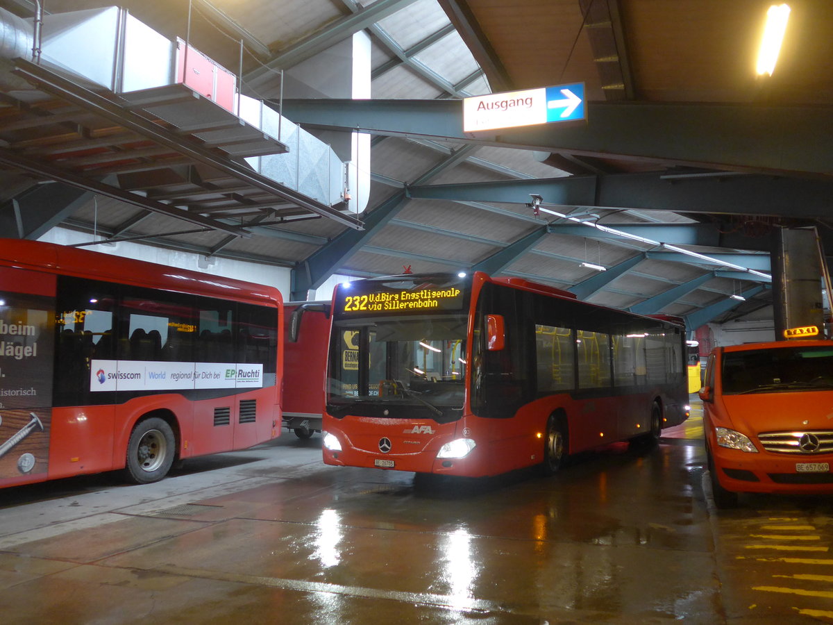 (214'542) - AFA Adelboden - Nr. 93/BE 26'705 - Mercedes am 19. Februar 2020 in Adelboden, Busstation