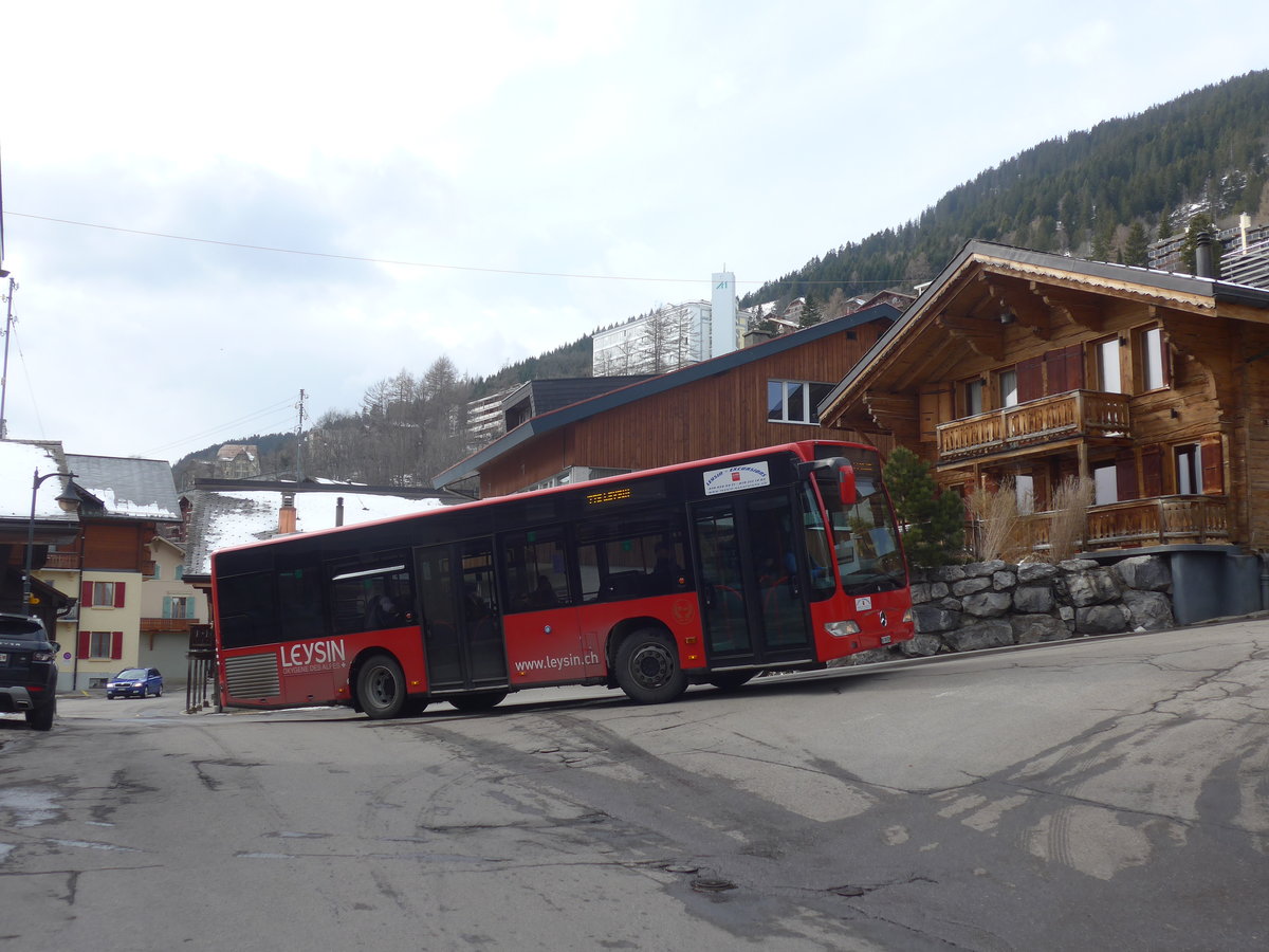 (214'911) - Leysin-Excursions, Leysin - VD 398'538 - Mercedes (ex Imfeld, D-Landstuhl) am 29. Februar 2020 in Leysin, La Croise