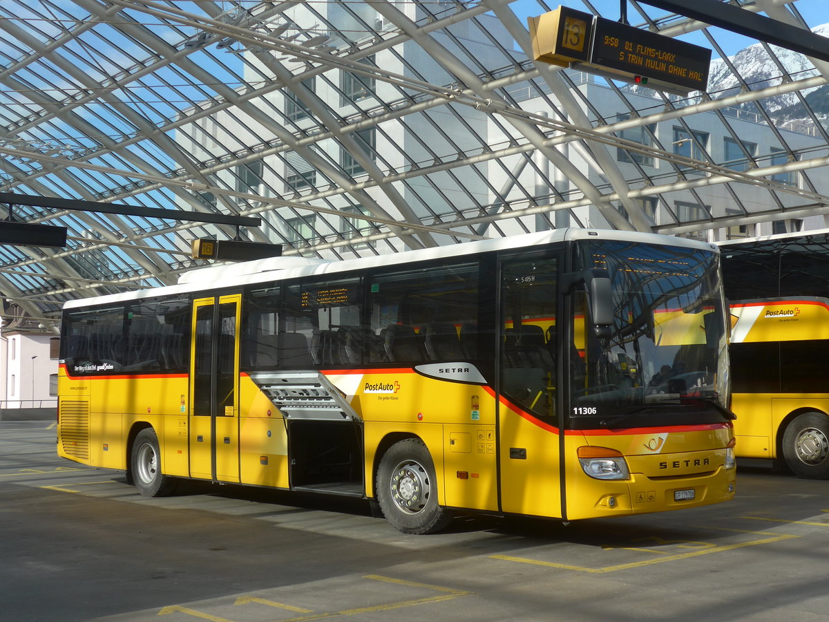 (214'947) - PostAuto Graubnden - GR 179'706 - Setra am 1. Mrz 2020 in Chur, Postautostation