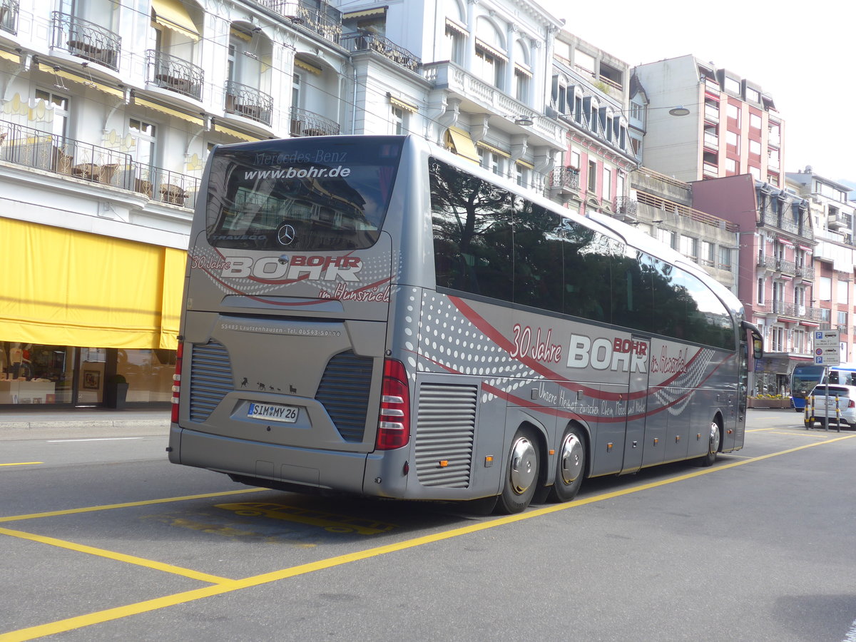 (215'148) - Aus Deutschland: Bohr, Lautzenhausen - SIM-MY 26 - Mercedes am 14. Mrz 2020 in Montreux, Escaliers de la Gare