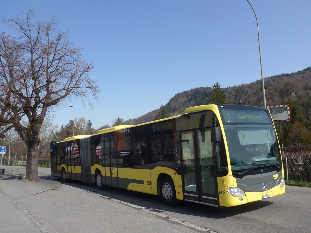 (215'351) - STI Thun - Nr. 162/BE 752'162 - Mercedes am 21. Mrz 2020 in Thun, Rosenau