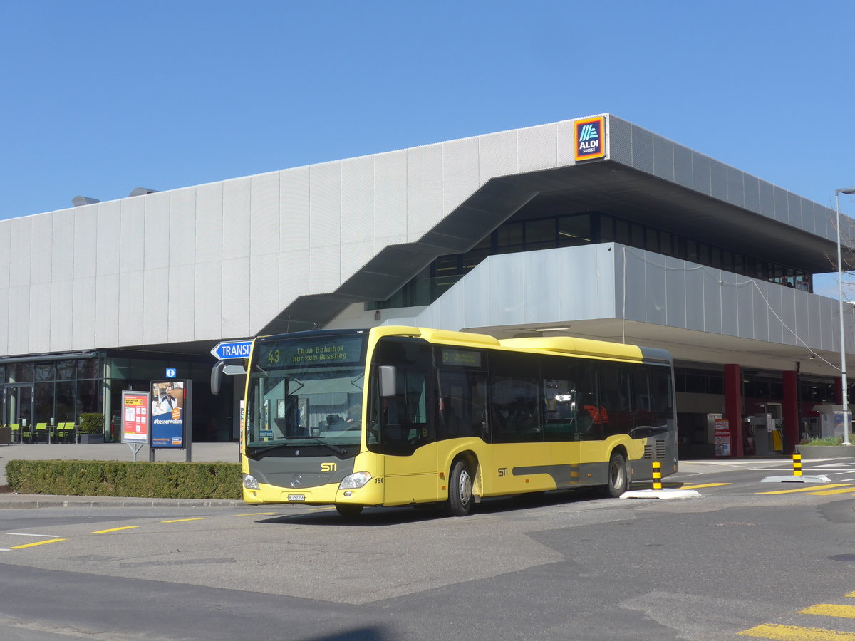 (215'479) - STI Thun - Nr. 156/BE 752'156 - Mercedes am 23. Mrz 2020 in Thun, Grabengut