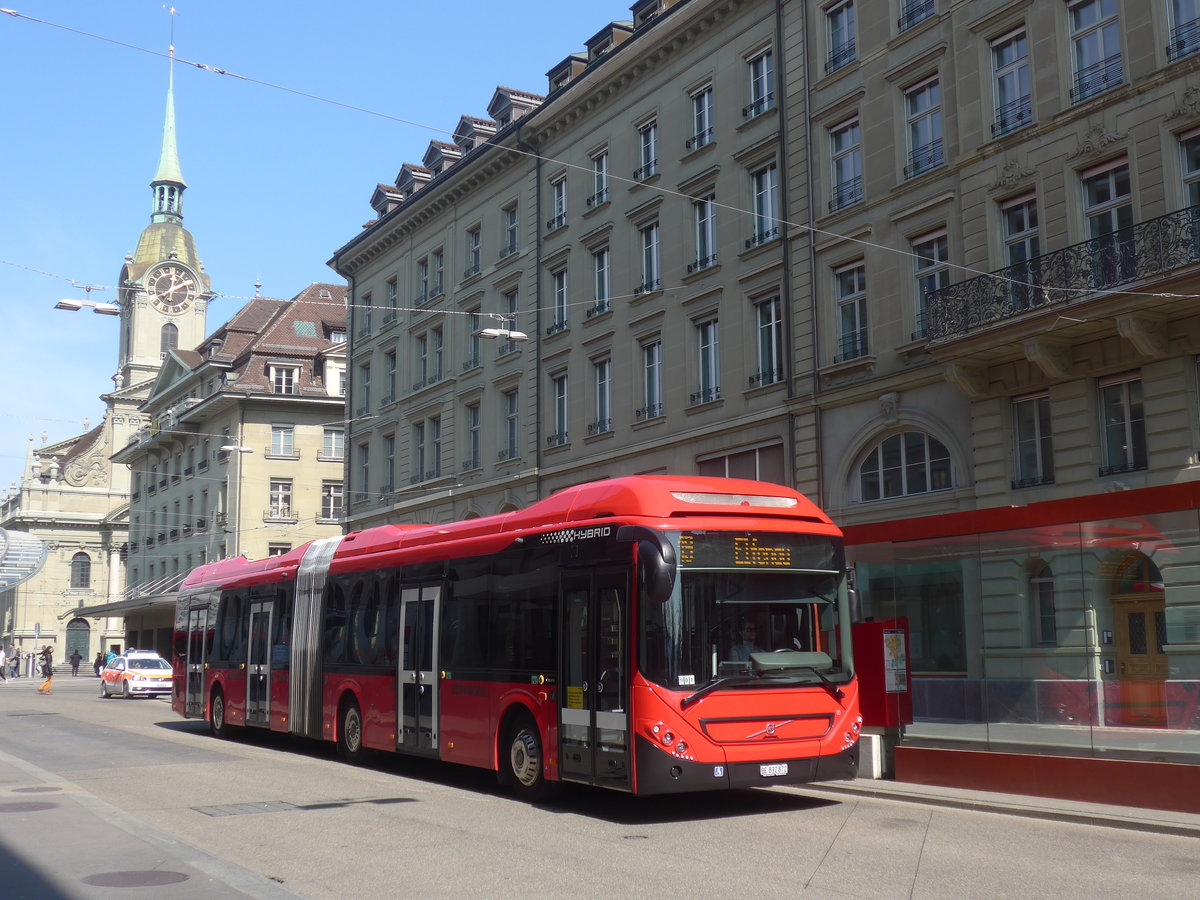 (215'601) - Bernmobil, Bern - Nr. 872/BE 832'872 - Volvo am 27. Mrz 2020 beim Bahnhof Bern