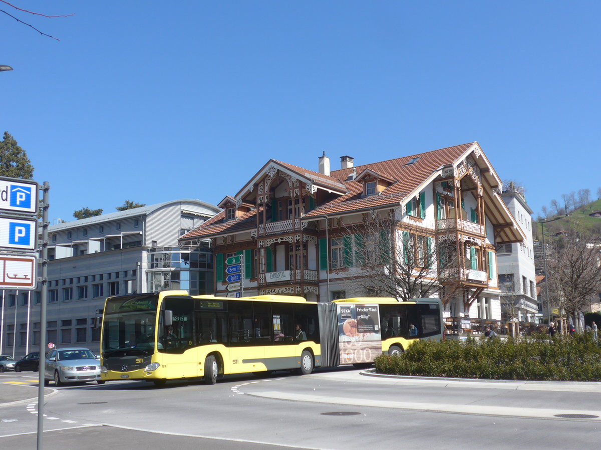 (215'766) - STI Thun - Nr. 167/BE 752'167 - Mercedes am 1. April 2020 in Thun, Berntor