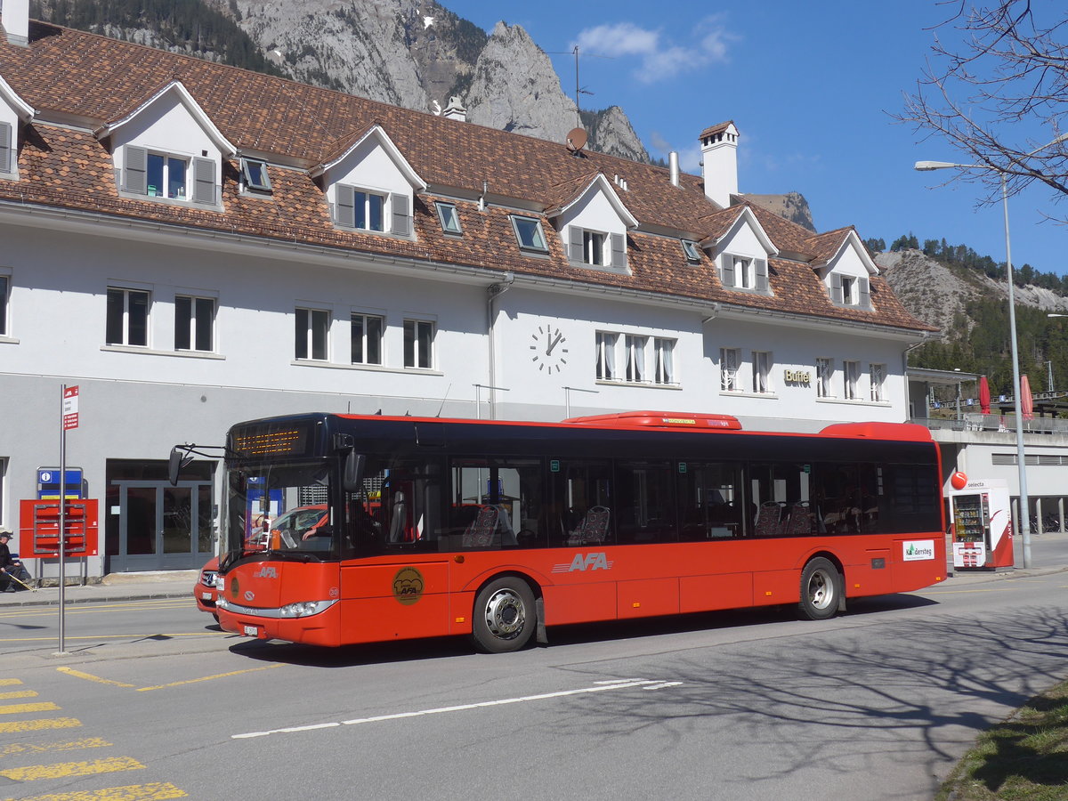 (215'784) - AFA Adelboden - Nr. 30/BE 26'703 - Solaris am 2. April 2020 beim Bahnhof Kandersteg