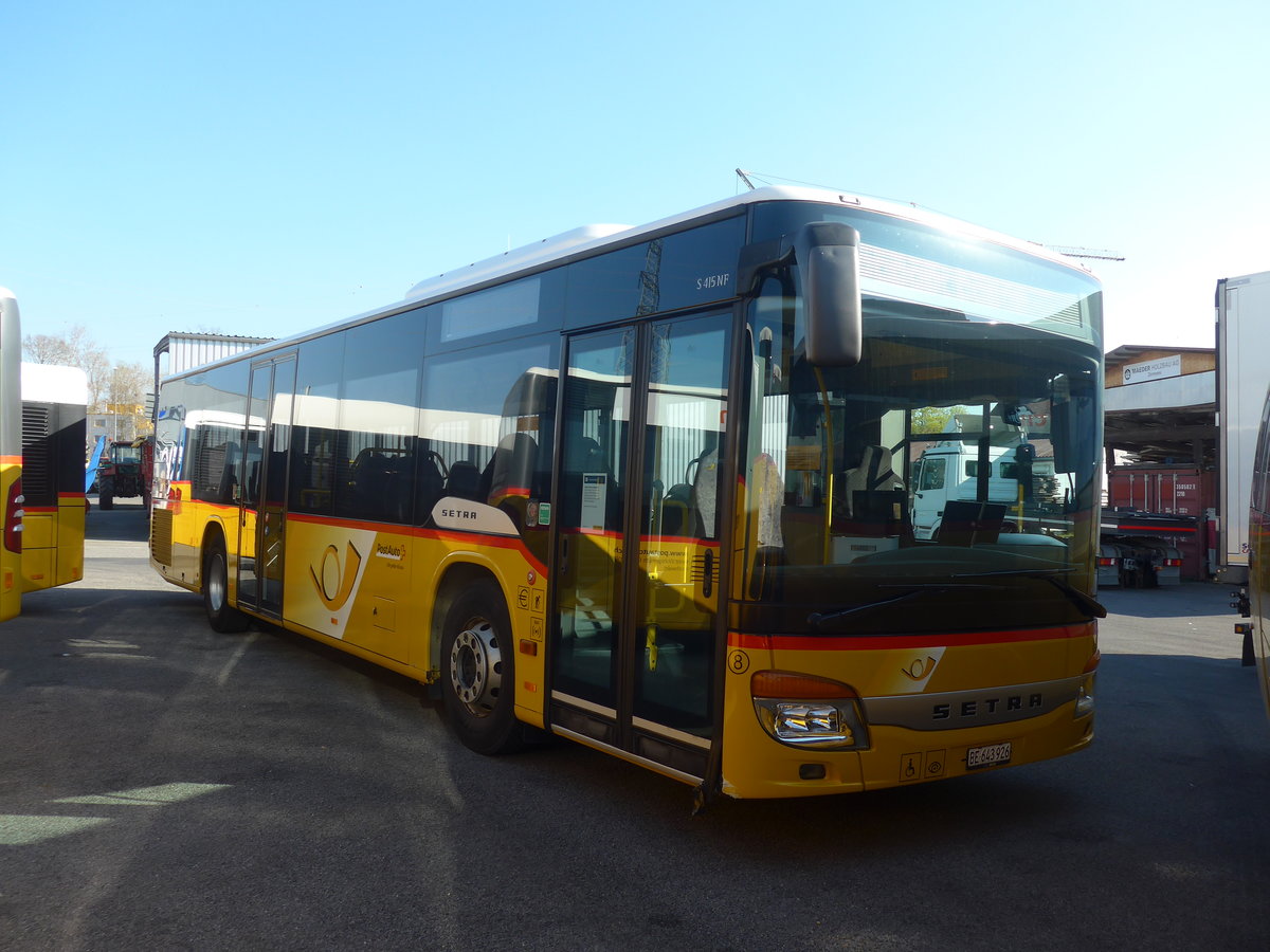 (215'873) - Flck, Brienz - Nr. 8/BE 643'926 - Setra am 4. April 2020 in Kerzers, Interbus