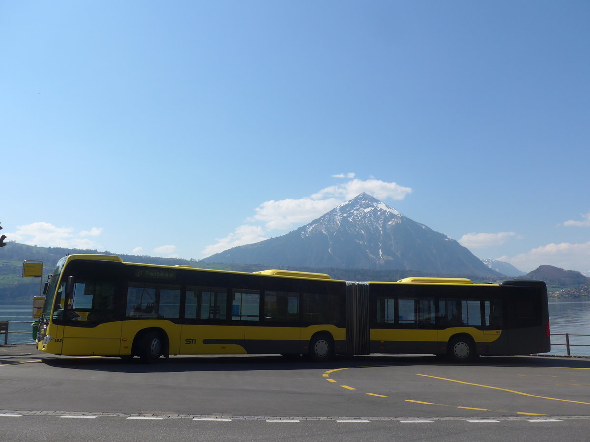 (215'943) - STI Thun - Nr. 163/BE 752'163 - Mercedes am 8. April 2020 in Merligen, Beatenbucht