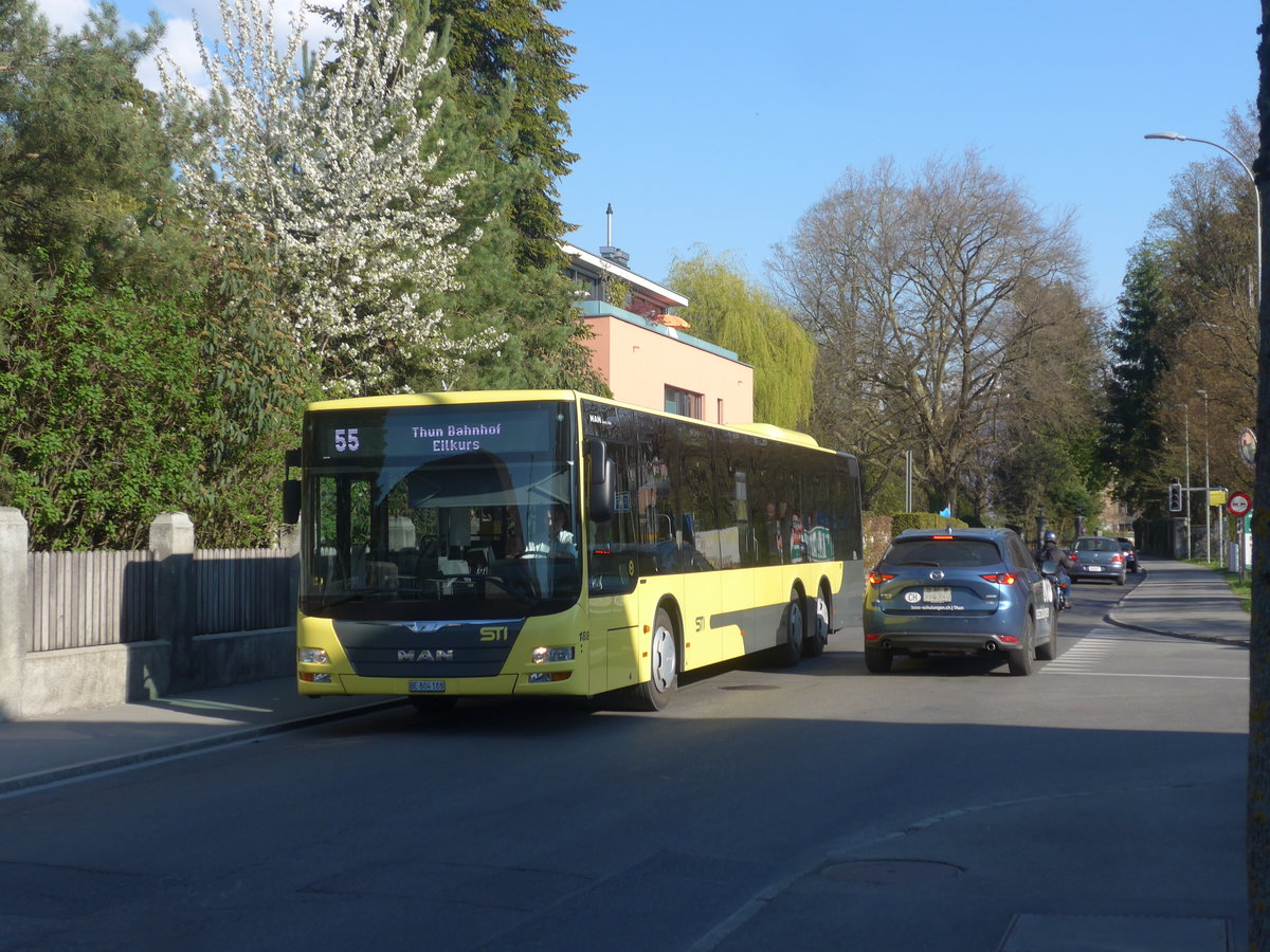 (215'987) - STI Thun - Nr. 188/BE 804'188 - MAN am 10. April 2020 in Thun, Scherzligen/Schadau