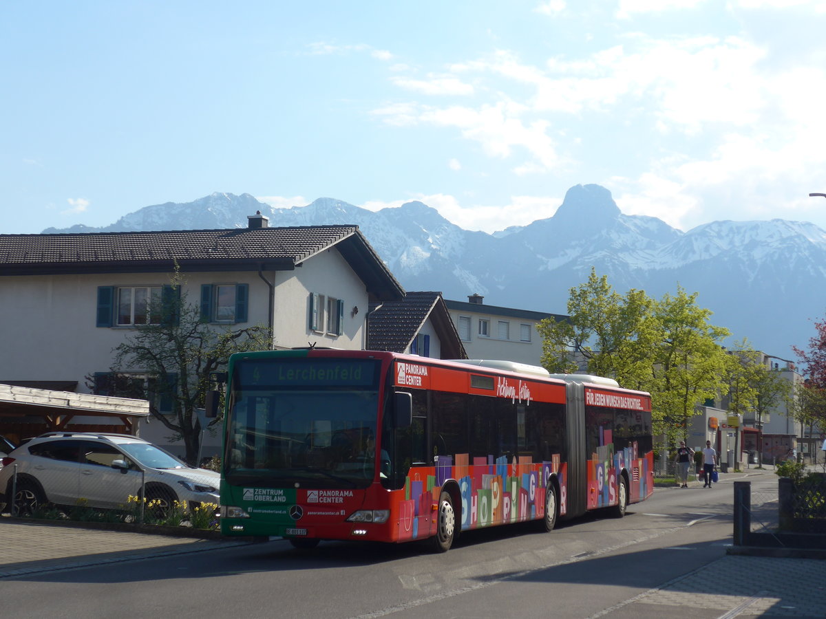 (216'015) - STI Thun - Nr. 137/BE 801'137 - Mercedes am 11. April 2020 in Thun-Lerchenfeld, Lerchenfeldstrasse