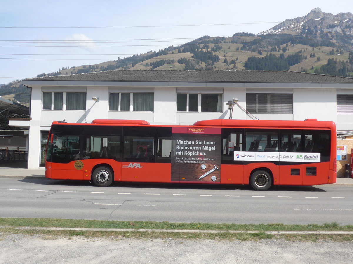 (216'140) - AFA Adelboden - Nr. 95/BE 26'774 - Mercedes am 16. April 2020 beim Bahnhof Frutigen