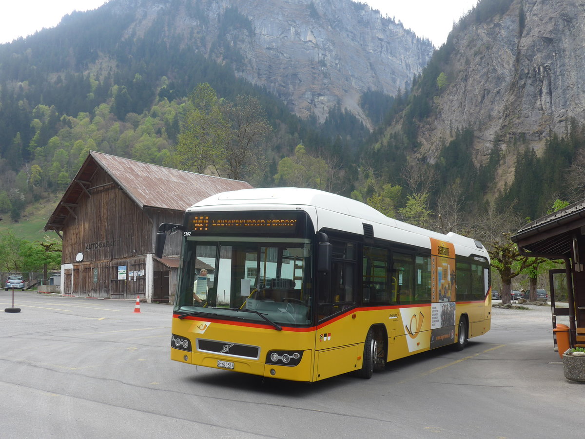 (216'325) - PostAuto Bern - BE 610'543 - Volvo am 21. April 2020 in Stechelberg, Hotel