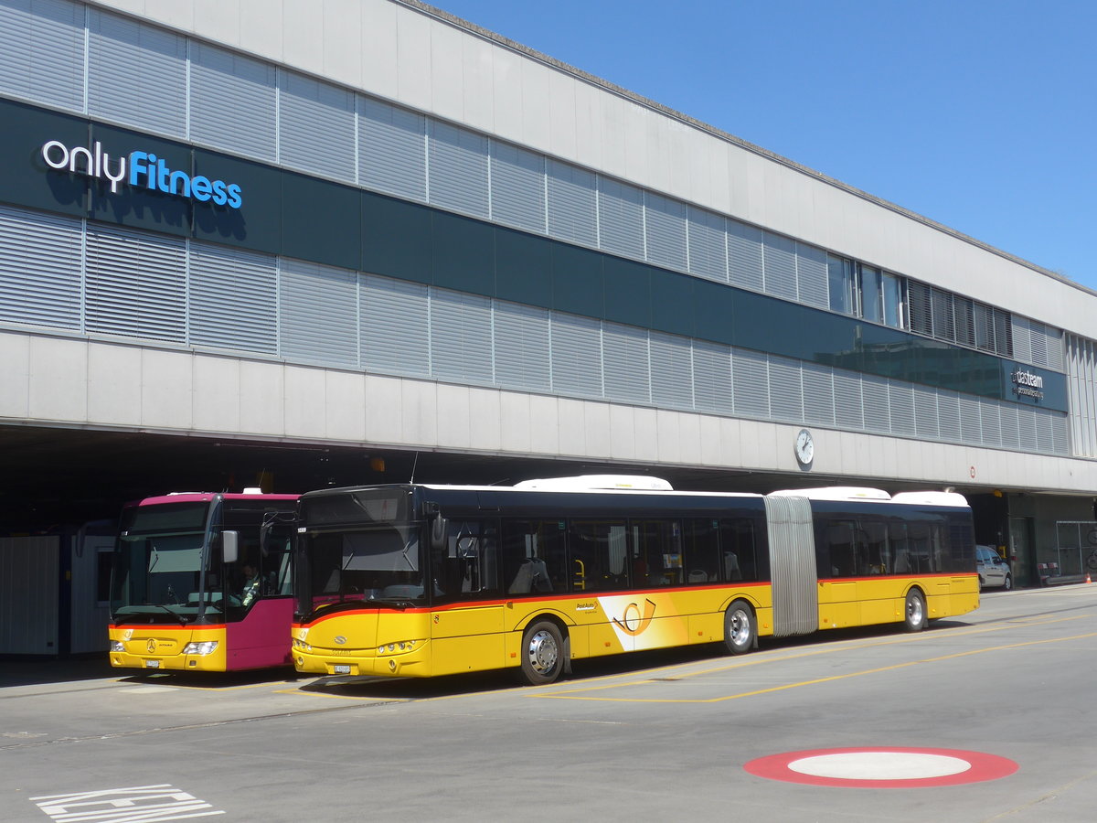 (216'378) - PostAuto Bern - Nr. 681/BE 820'681 - Solaris am 22. April 2020 in Bern, Postautostation