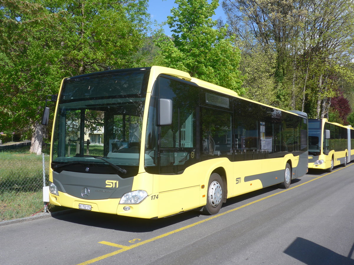 (216'394) - STI Thun - Nr. 174/BE 752'174 - Mercedes am 22. April 2020 bei der Schifflndte Thun