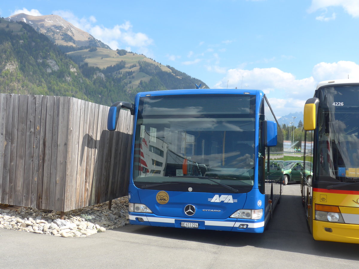 (216'412) - AFA Adelboden - Nr. 58/BE 611'224 - Mercedes am 24. April 2020 in Frutigen, Garage