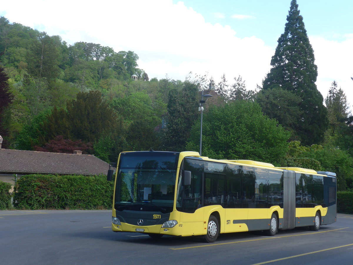 (216'530) - STI Thun - Nr. 172/BE 752'172 - Mercedes am 27. April 2020 bei der Schifflndte Thun