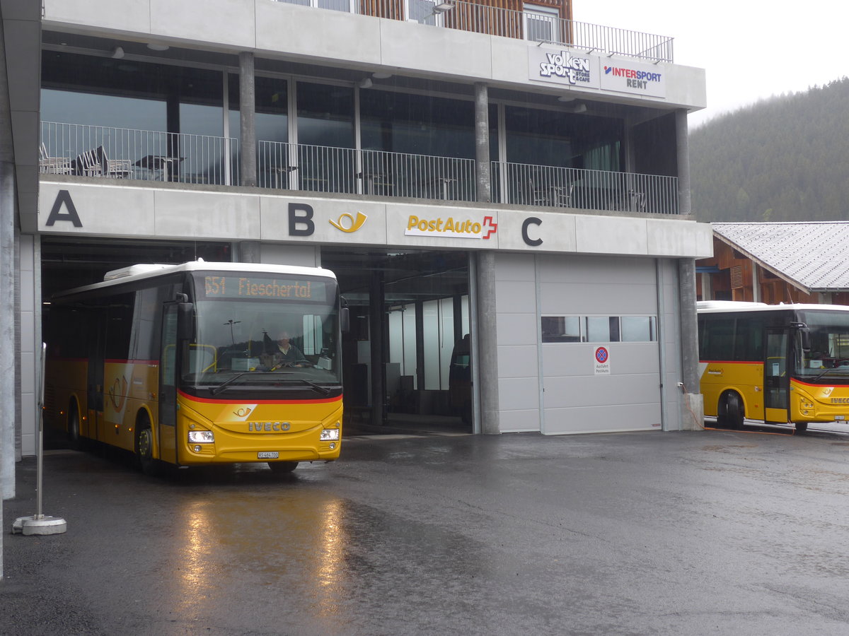 (216'622) - Seiler, Ernen - VS 464'700 - Iveco (ex PostAuto Wallis) am 2. Mai 2020 in Fiesch, Postautostation