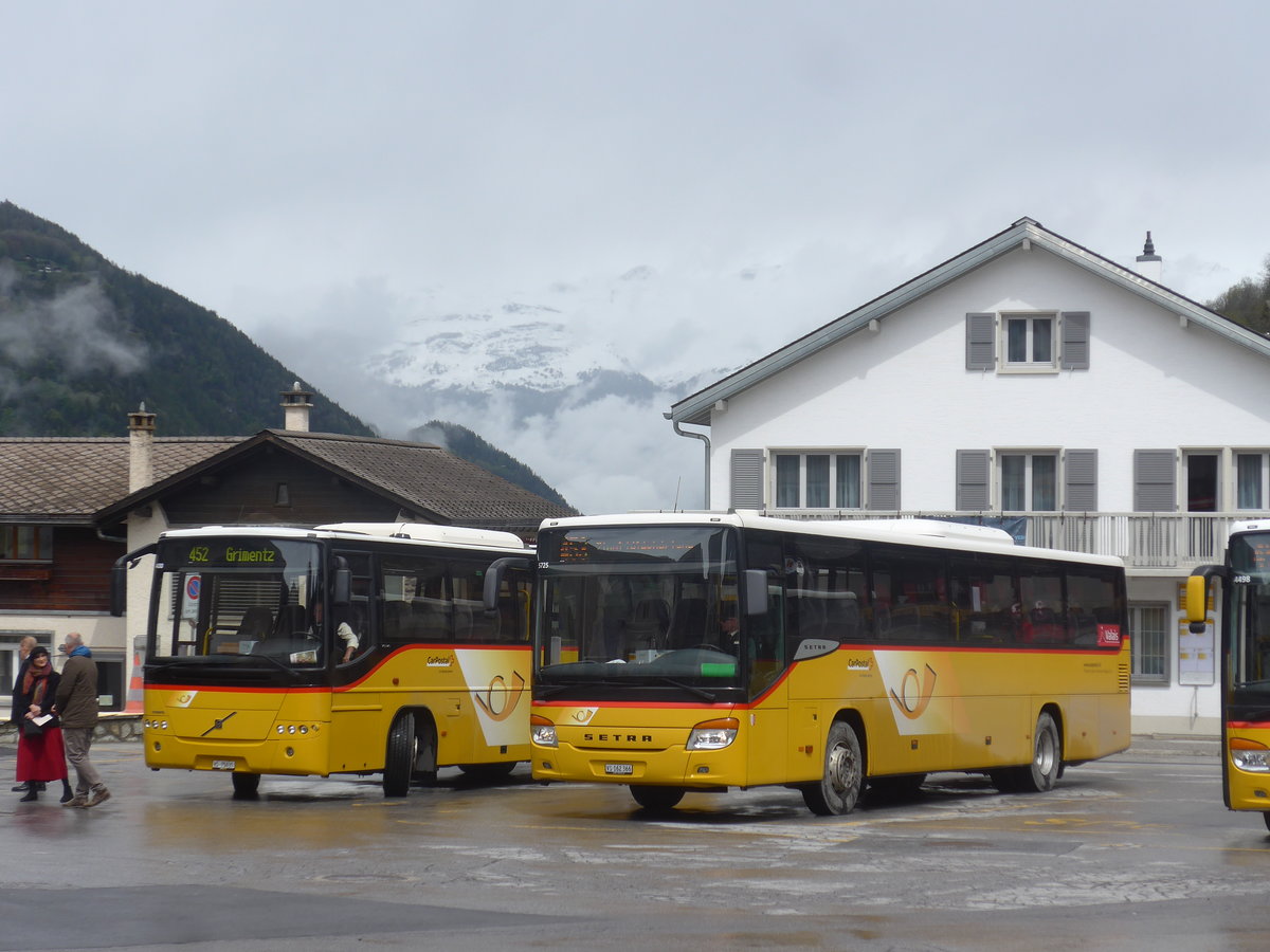 (216'676) - TSAR, Sierre - VS 162'366 - Setra am 2. Mai 2020 in Vissoie, Post