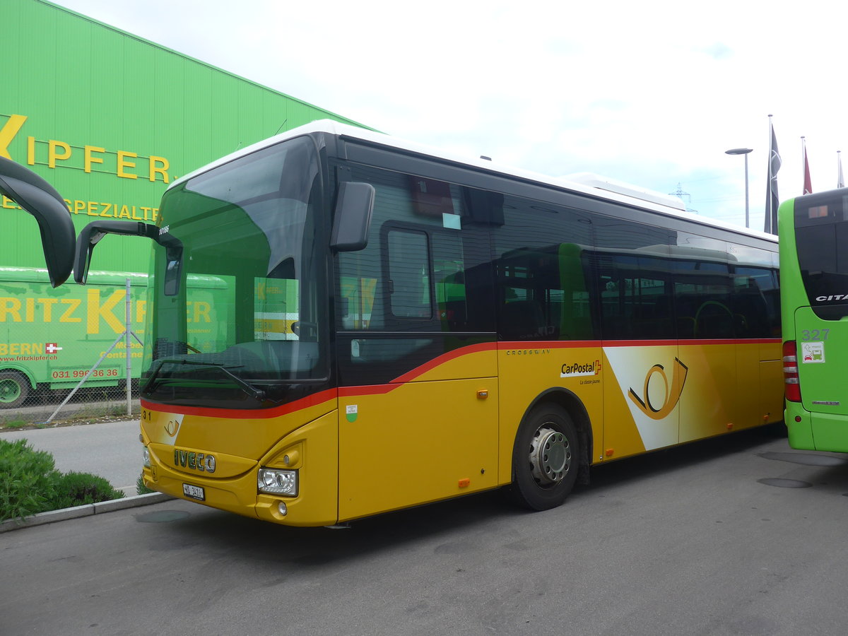 (216'736) - Faucherre, Moudon - Nr. 311/VD 3411 - Iveco am 3. Mai 2020 in Kerzers, Interbus (Teilaufnahme)