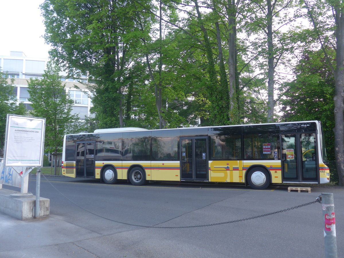 (216'797) - STI Thun - Nr. 132 - MAN am 9. Mai 2020 bei der Schifflndte Thun