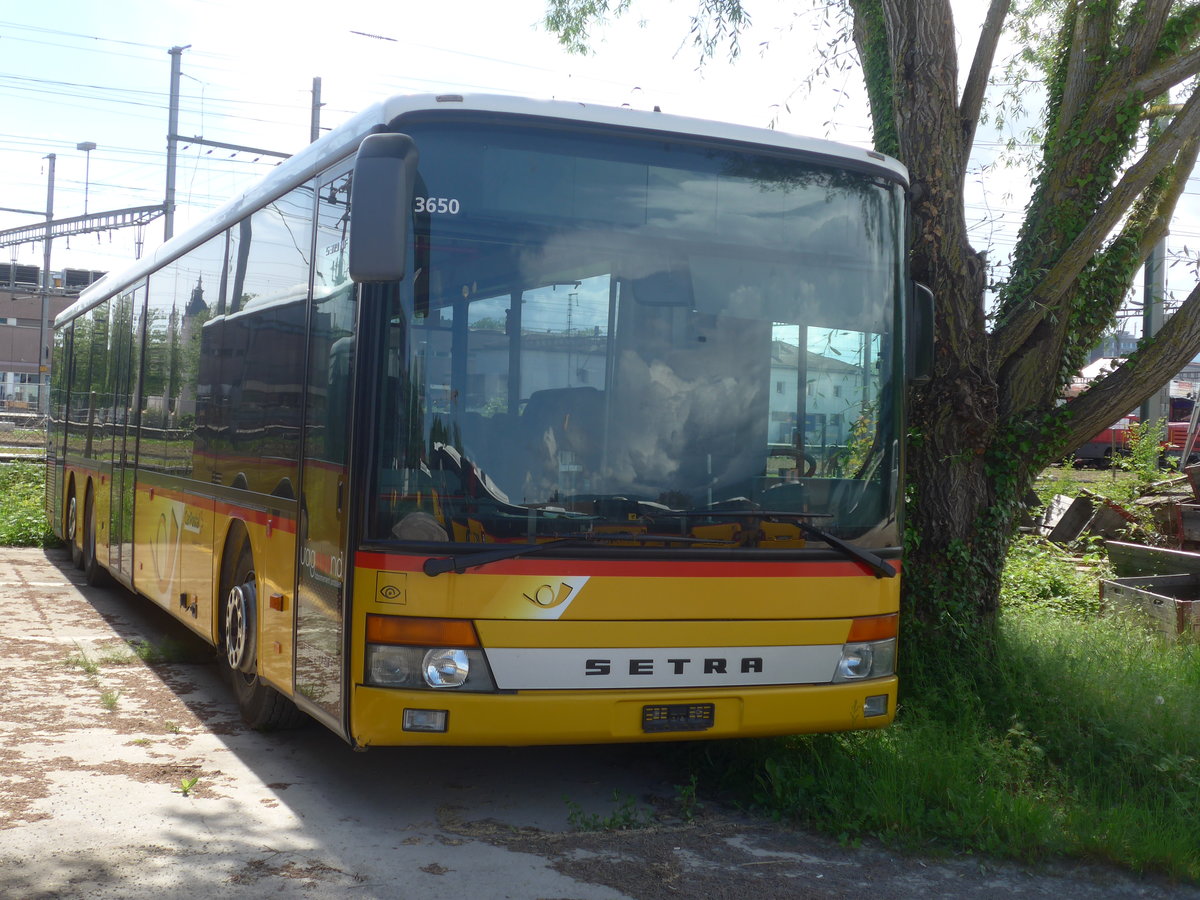 (216'988) - CarPostal Ouest - (JU 1945) - Setra (ex Nr. 70; ex Stucki, Porrentruy Nr. 11) am 10. Mai 2020 in Yverdon, Garage