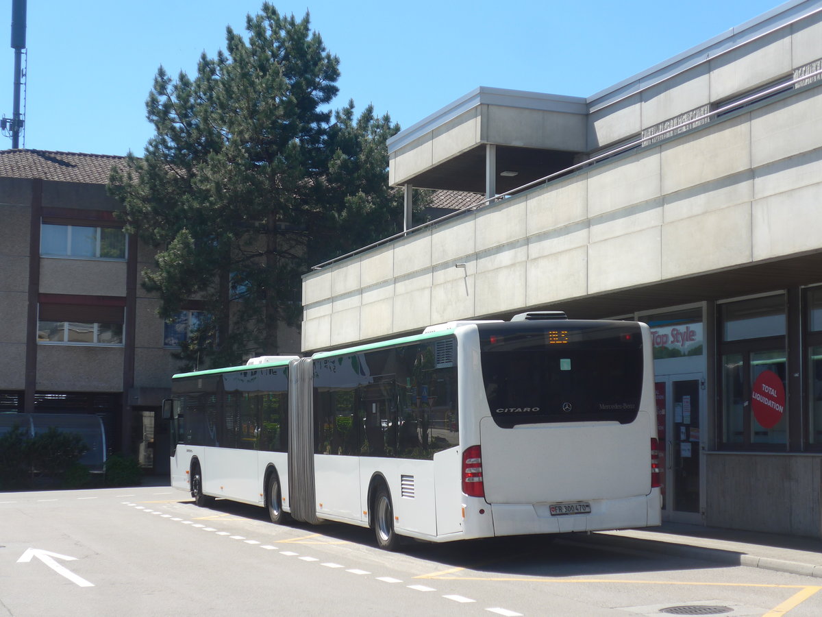 (217'149) - Intertours, Domdidier - Nr. 207/FR 300'470 - Mercedes (ex Zeretzke, D-Castrop-Rauxel Nr. 43) am 21. Mai 2020 in Aarberg, Post/Bahnhof