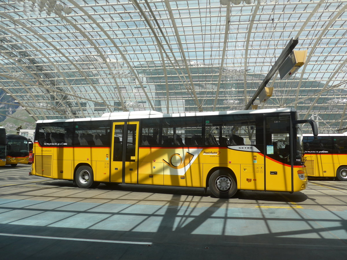 (217'219) - PostAuto Graubnden - GR 179'703 - Setra am 23. Mai 2020 in Chur, Postautostation