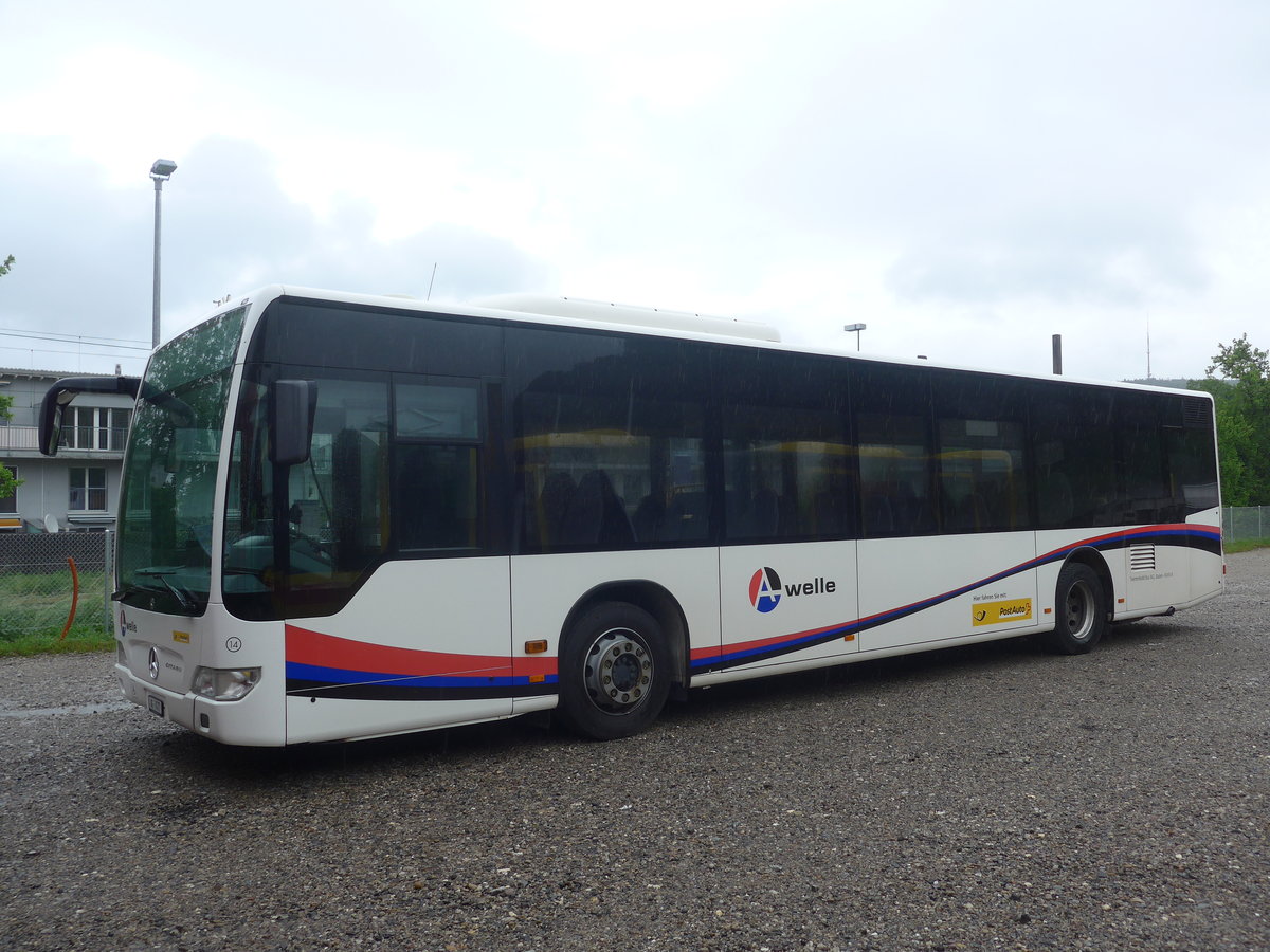 (217'270) - Twerenbold, Baden - Nr. 14/AG 7477 - Mercedes (ex Geissmann, Mellingen Nr. 14) am 23. Mai 2020 in Winterthur, EvoBus