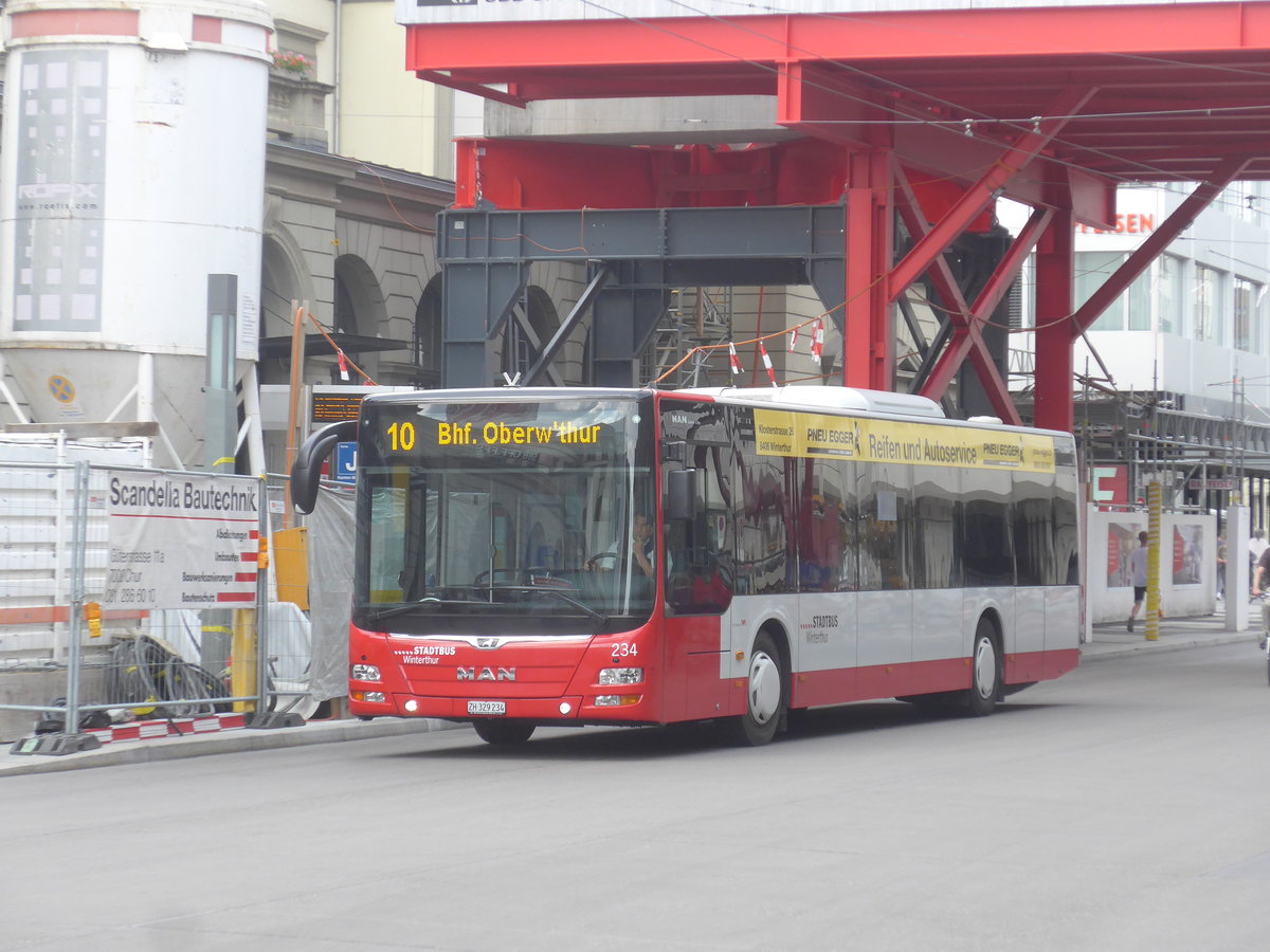 (217'426) - SW Winterthur - Nr. 234/ZH 329'234 - MAN am 30. Mai 2020 beim Hauptbahnhof Winterthur