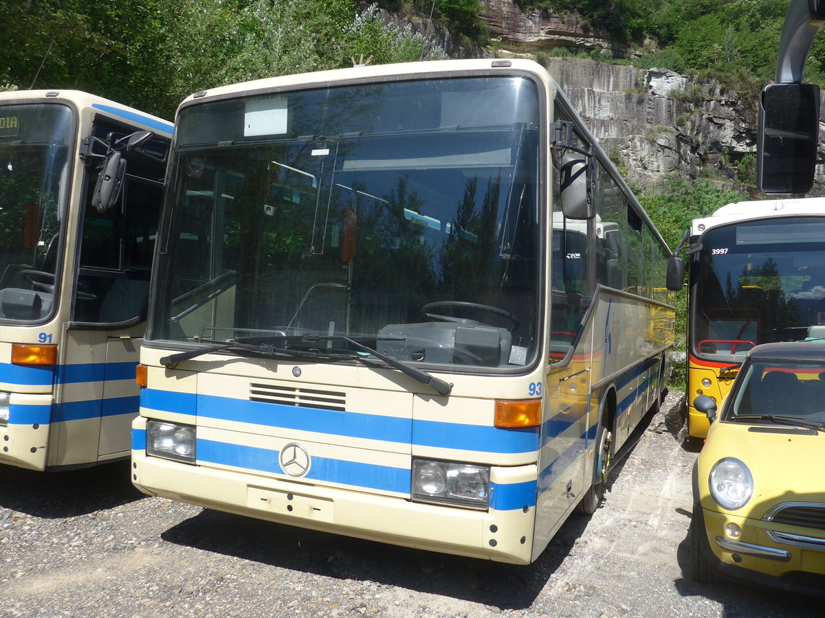 (217'562) - FART Locarno - Nr. 93 - Mercedes am 1. Juni 2020 in Iragna, Via della Pietra