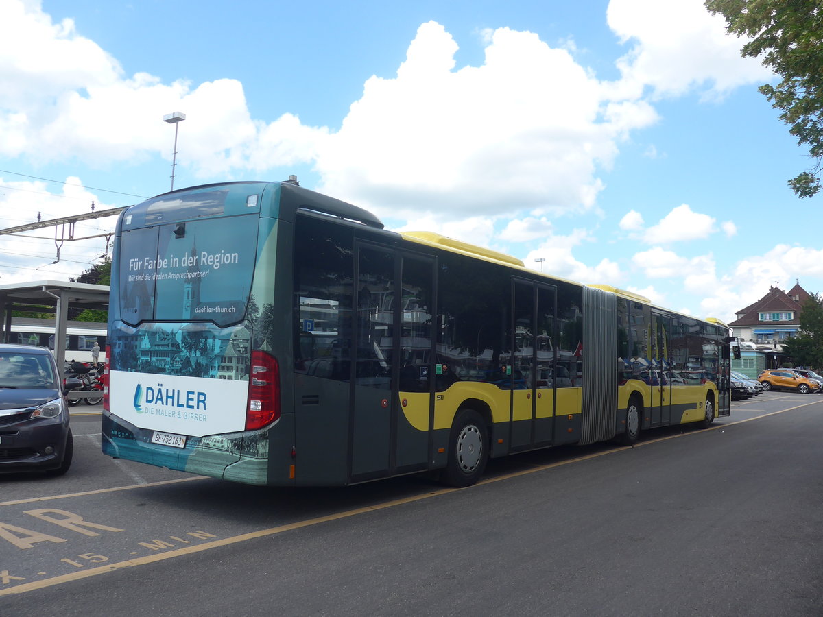 (218'149) - STI Thun - Nr. 163/BE 752'163 - Mercedes am 22. Juni 2020 in Thun, CarTerminal