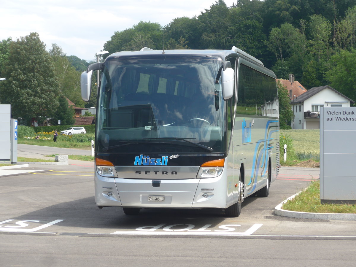 (218'253) - Nssli, Agasul - ZH 408 U - Setra am 28. Juni 2020 in Winterthur, EvoBus