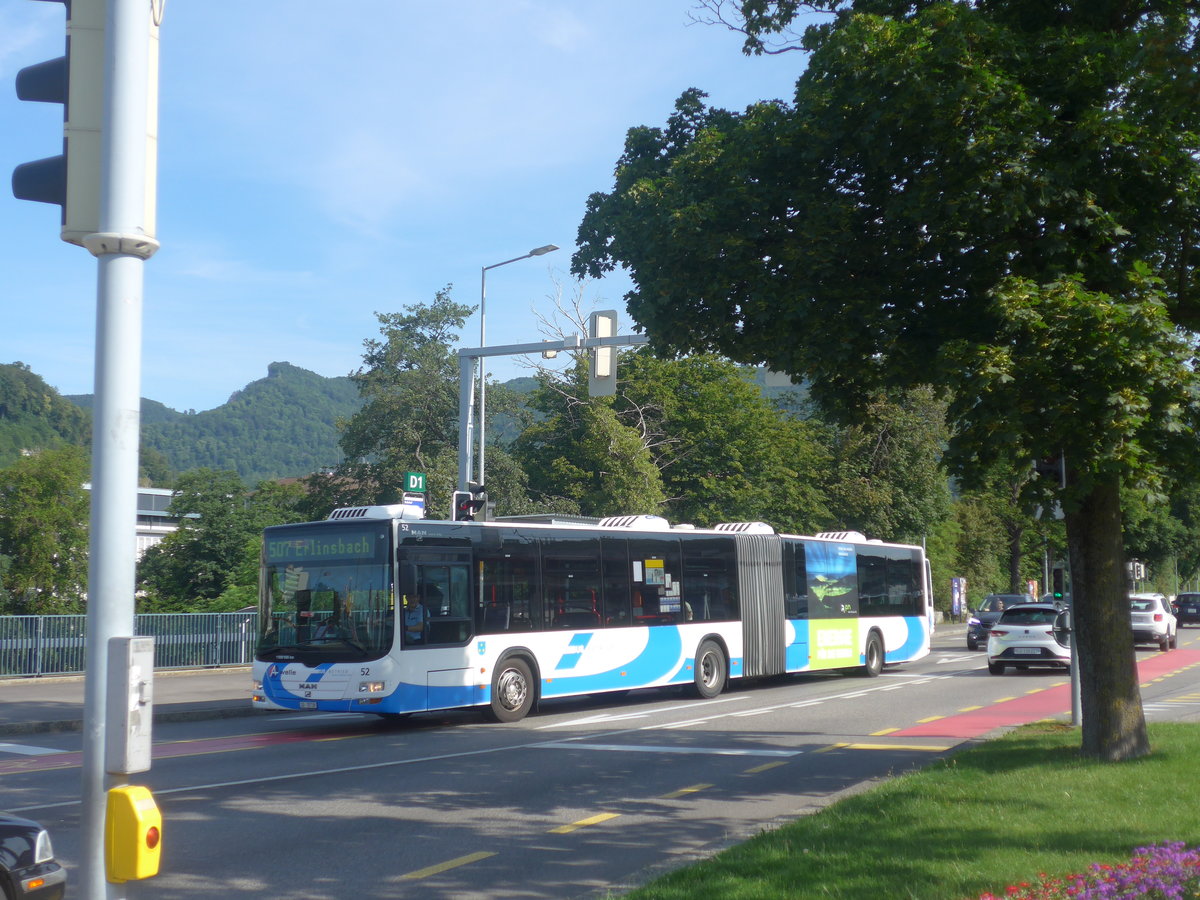 (218'306) - BOGG Wangen b.O. - Nr. 52/SO 78'738 - MAN am 4. Juli 2020 beim Bahnhof Olten