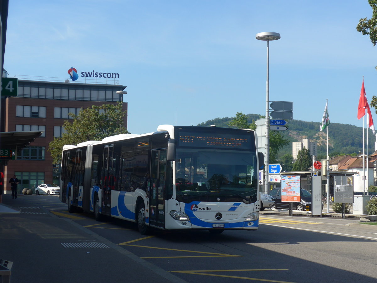 (218'309) - BOGG Wangen b.O. - Nr. 207/SO 124'950 - Mercedes am 4. Juli 2020 beim Bahnhof Olten