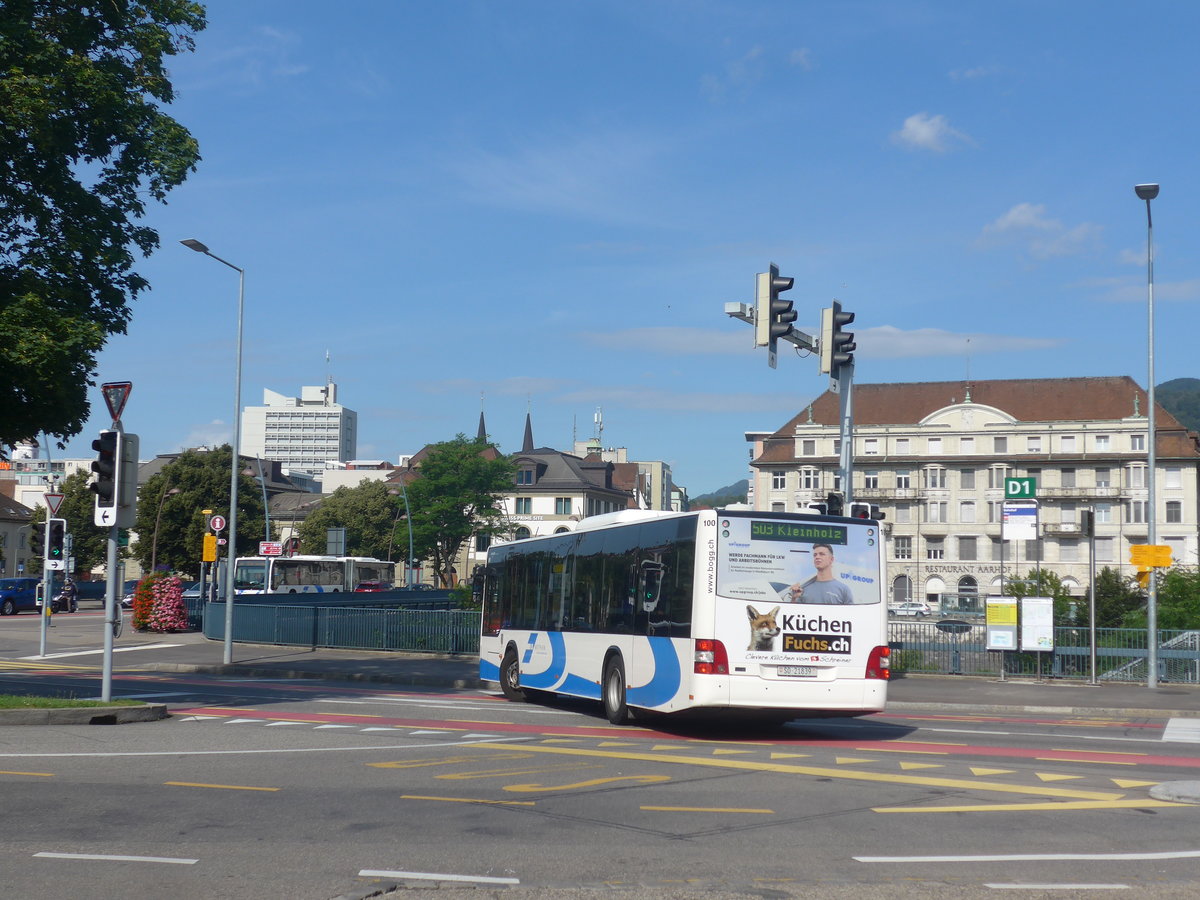 (218'311) - BOGG Wangen b.O. - Nr. 100/SO 21'839 - MAN am 4. Juli 2020 beim Bahnhof Olten