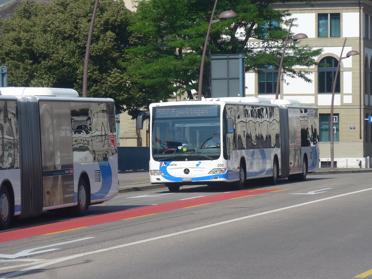 (218'319) - BOGG Wangen b.O. - Nr. 200/SO 157'069 - Mercedes am 4. Juli 2020 beim Bahnhof Olten